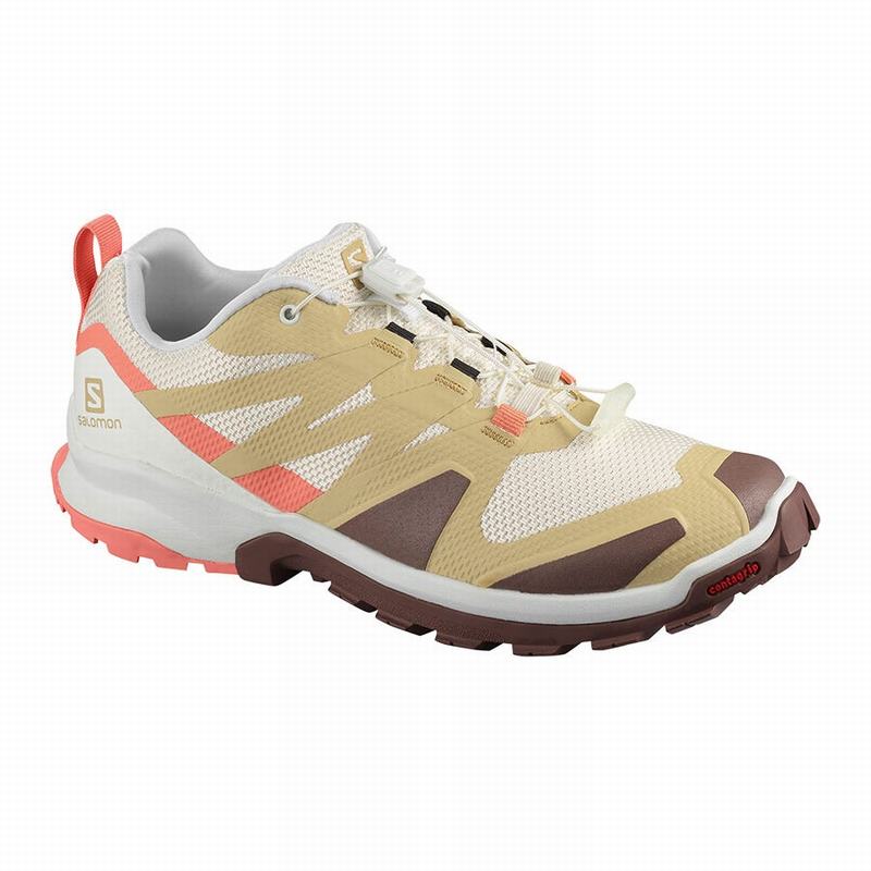 Zapatillas Trail Running Salomon Mujer Beige / Kaki - Salomon Argentina XA ROGG W ,142397-QJX